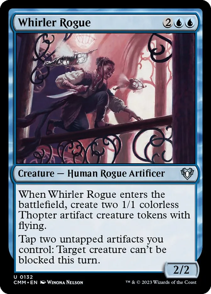 2023 Commander Masters Whirler Rogue uncommon #132 uncommon card image