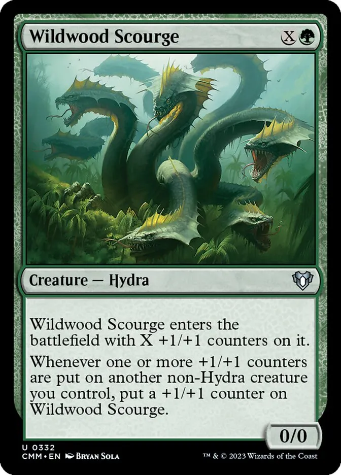 2023 Commander Masters Wildwood Scourge #332 uncommon card image
