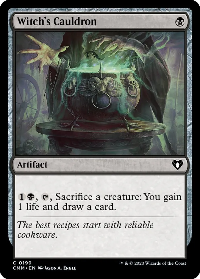2023 Commander Masters Witch's Cauldron common #199 common card image