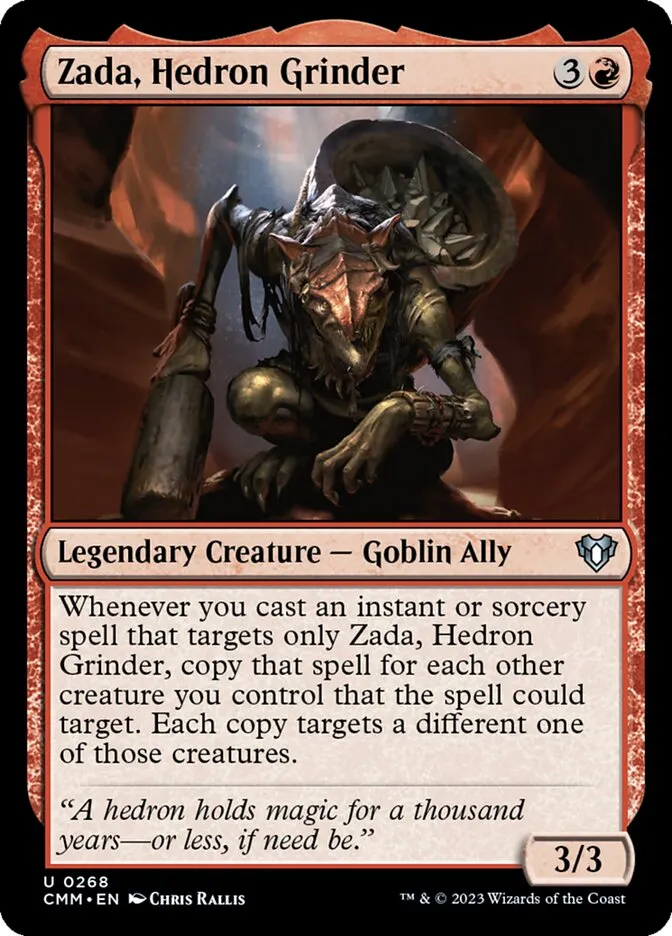 2023 Commander Masters Zada, Hedron Grinder uncommon #268 uncommon card image