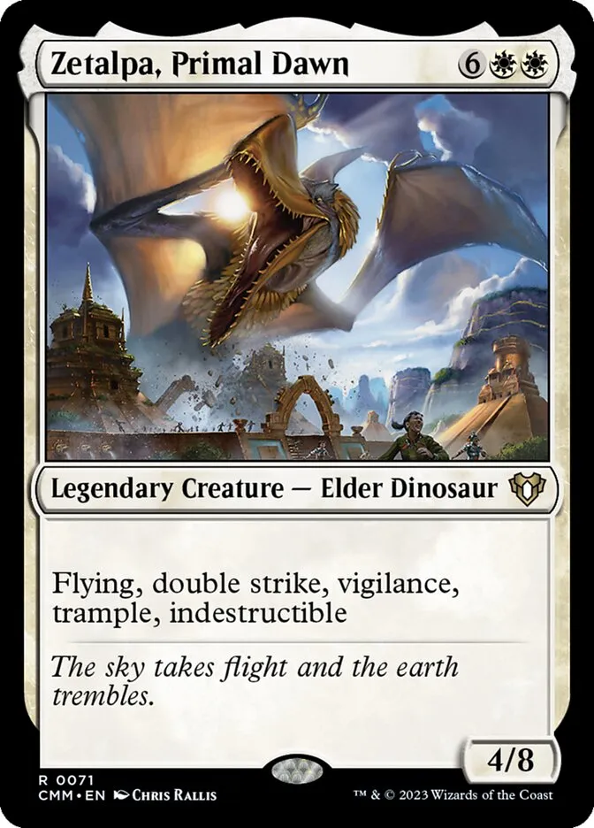 2023 Commander Masters Zetalpa, Primal Dawn #71 rare card image