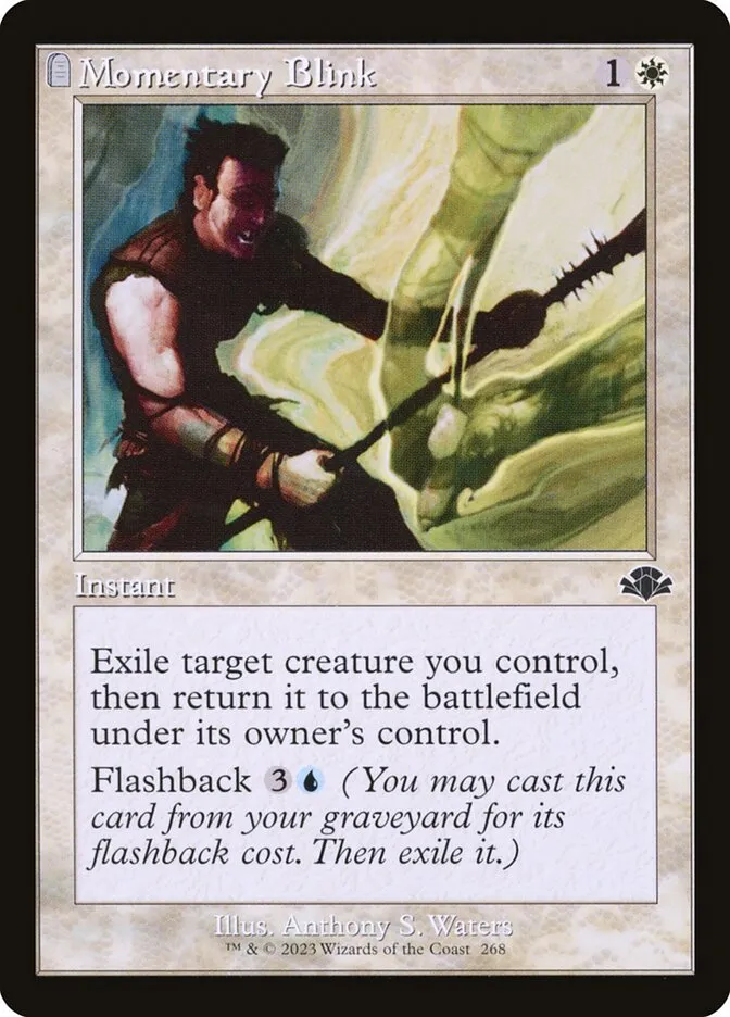 2023 Dominaria Remastered Momentary Blink #268 common card image