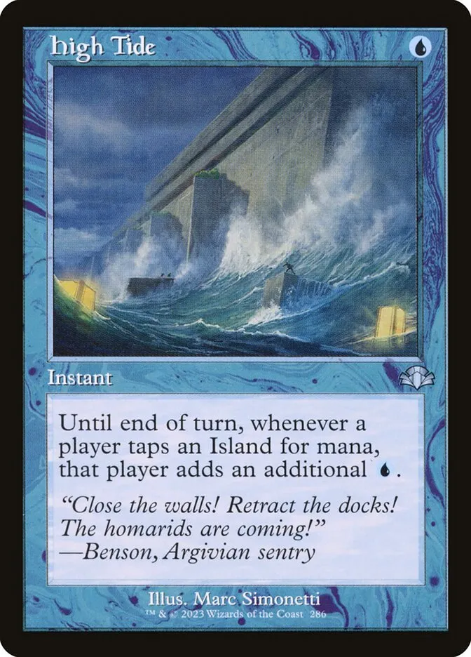 2023 Dominaria Remastered High Tide #286 uncommon card image