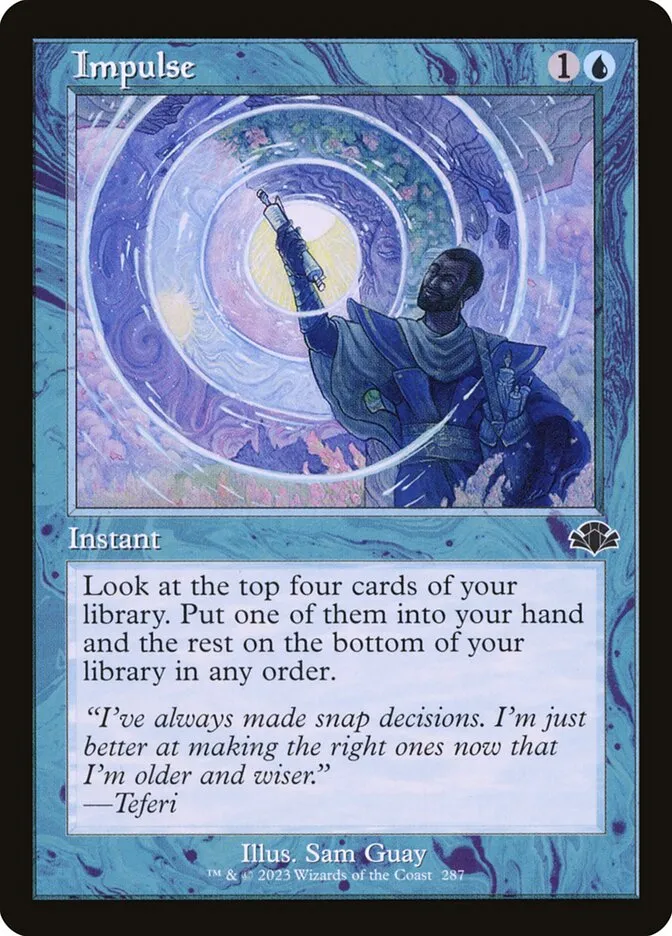 2023 Dominaria Remastered Impulse common #287 common card image