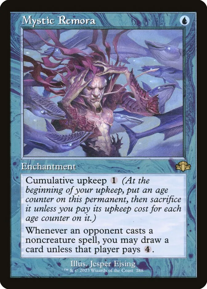 2023 Dominaria Remastered Mystic Remora [Retro] rare #288 rare card image