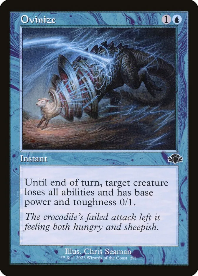 2023 Dominaria Remastered Ovinize #291 common card image