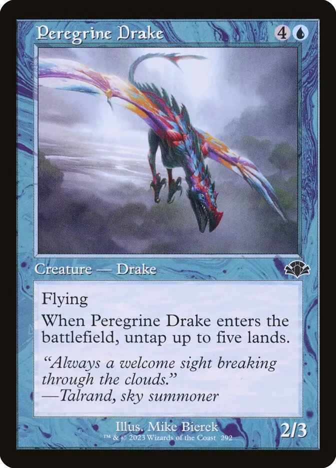 2023 Dominaria Remastered Peregrine Drake #292 common card image