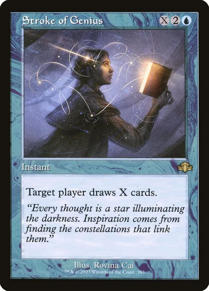 2023 Dominaria Remastered Stroke of Genius #293 rare card image
