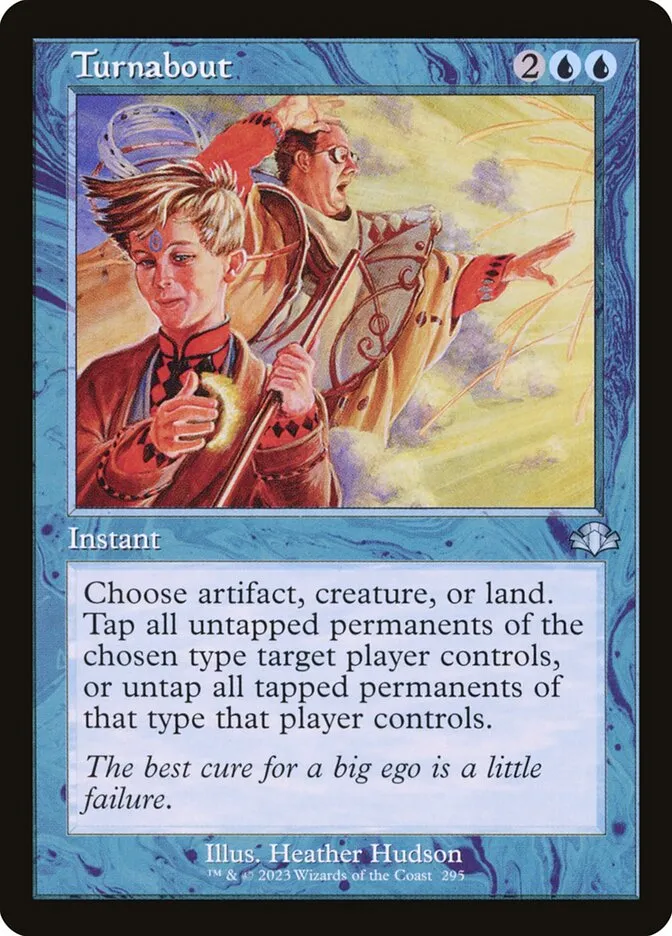 2023 Dominaria Remastered Turnabout uncommon #295 uncommon card image
