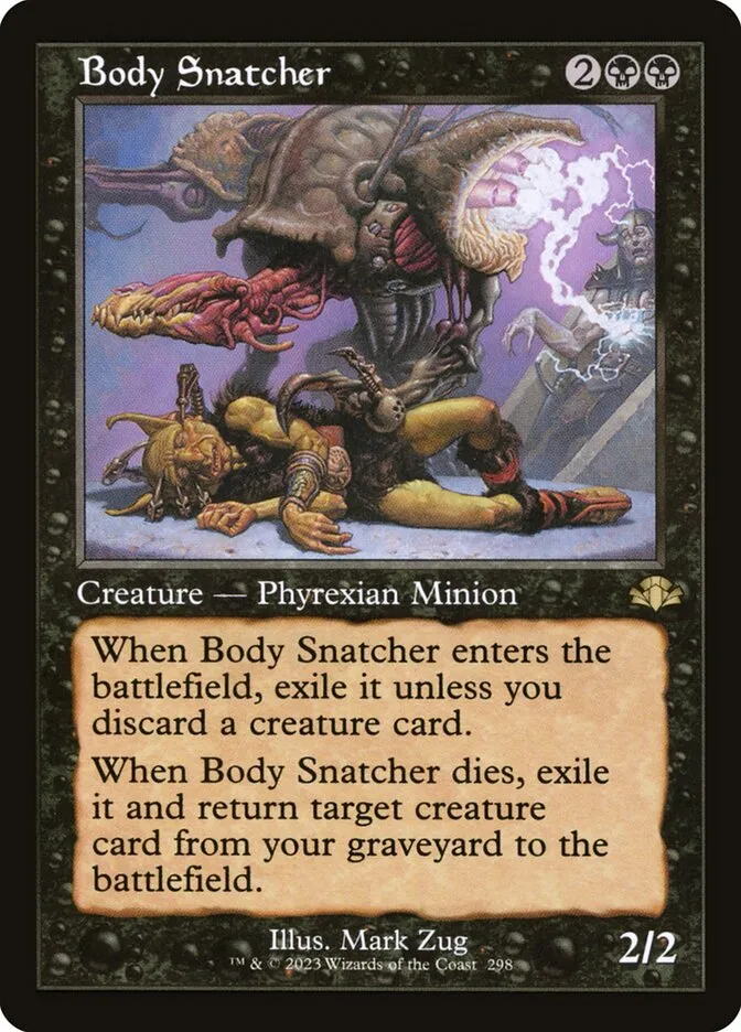 2023 Dominaria Remastered Body Snatcher #298 rare card image