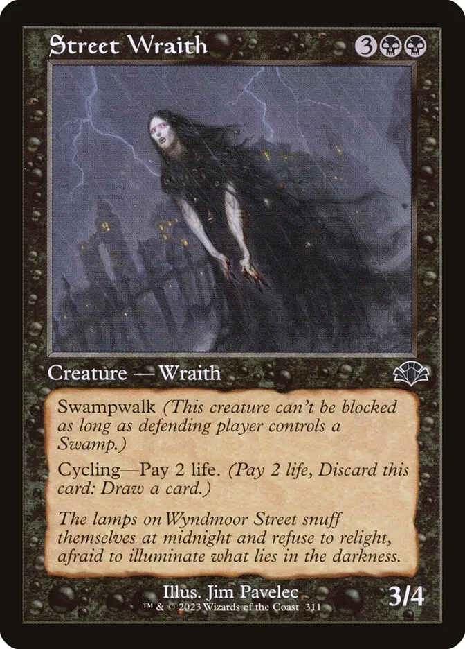 2023 Dominaria Remastered Street Wraith #311 common card image