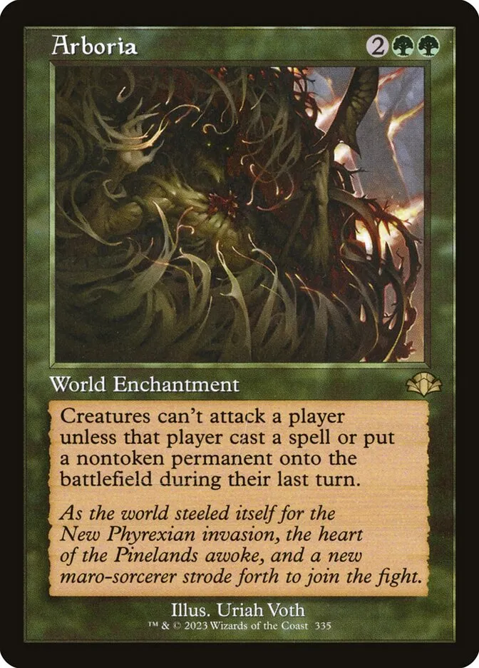 2023 Dominaria Remastered Arboria #335 rare card image