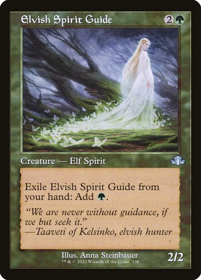 2023 Dominaria Remastered Elvish Spirit Guide [Retro] uncommon #338 uncommon card image