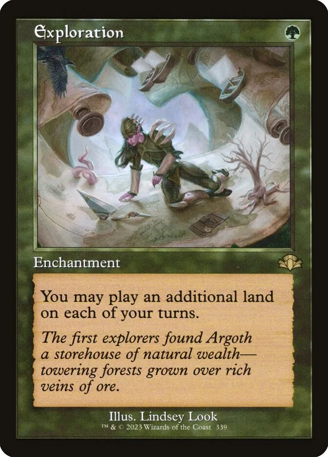 2023 Dominaria Remastered Exploration #339 rare card image