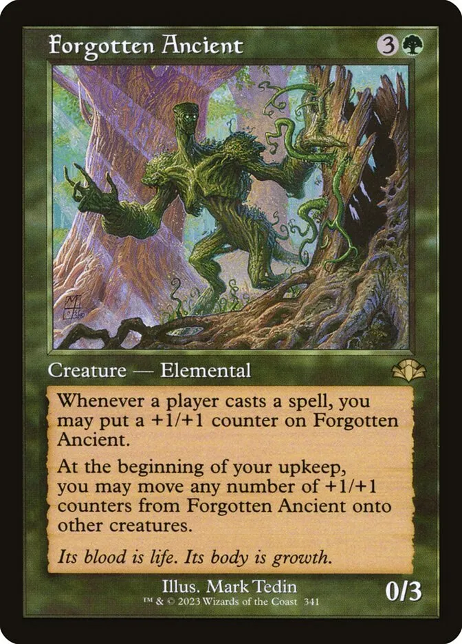 2023 Dominaria Remastered Forgotten Ancient #341 rare card image