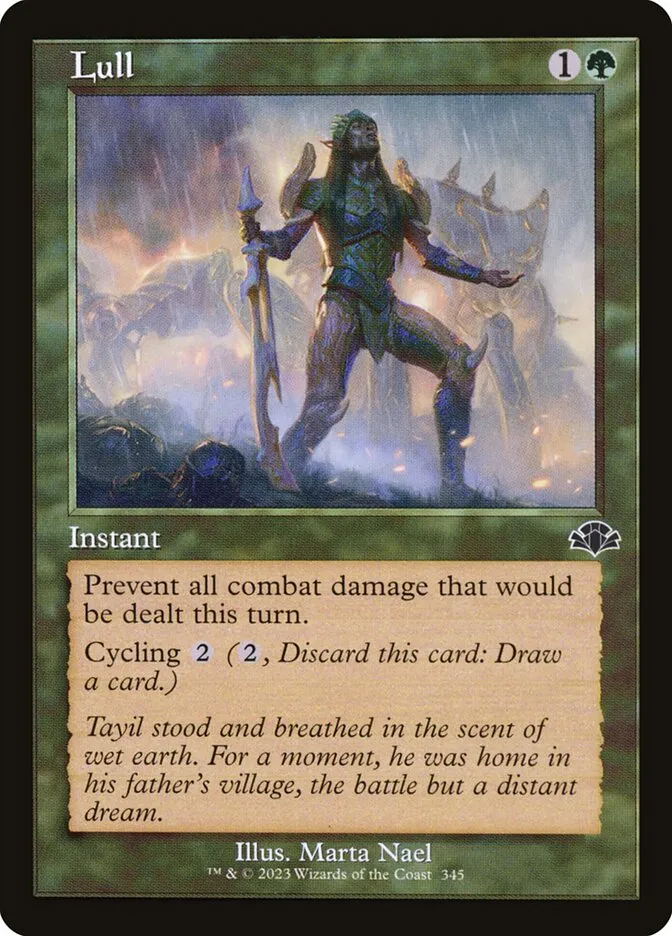 2023 Dominaria Remastered Lull #345 common card image