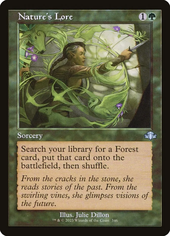 2023 Dominaria Remastered Nature's Lore #346 uncommon card image