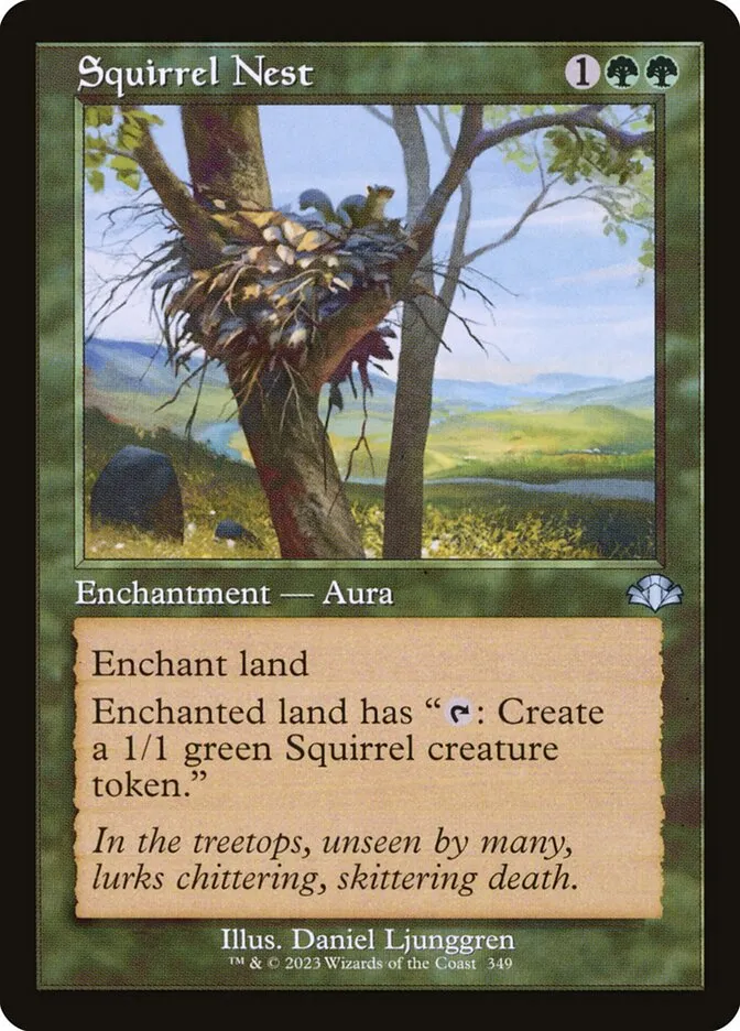2023 Dominaria Remastered Squirrel Nest #349 uncommon card image