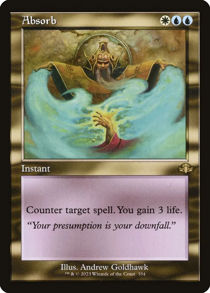 2023 Dominaria Remastered Absorb #354 rare card image