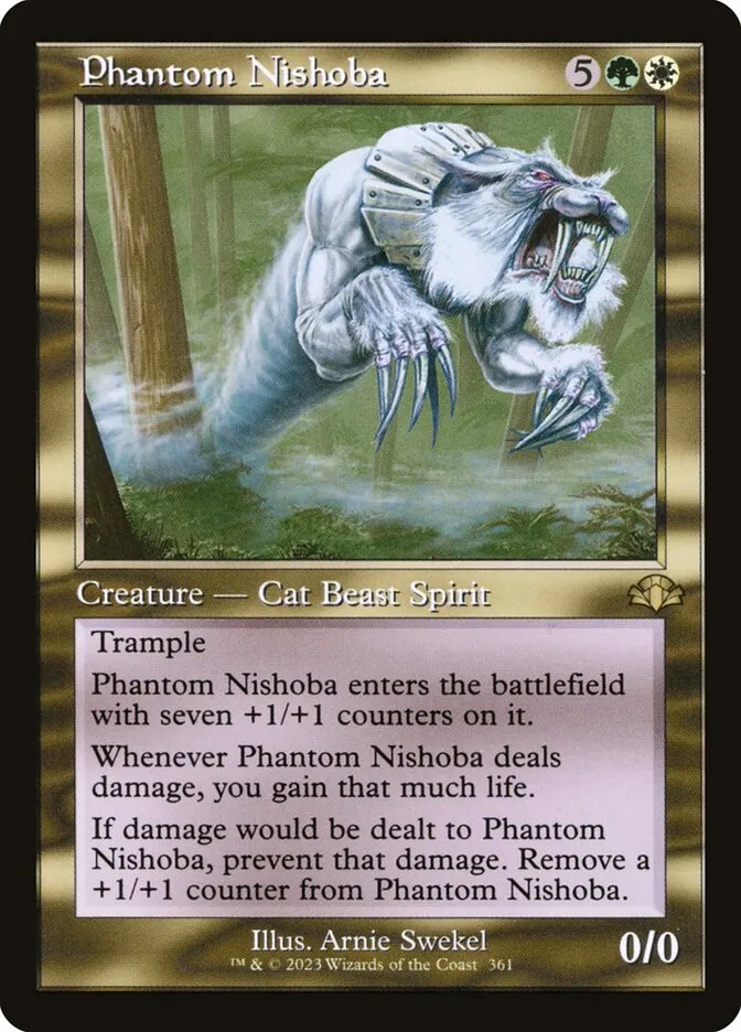 2023 Dominaria Remastered Phantom Nishoba #361 rare card image