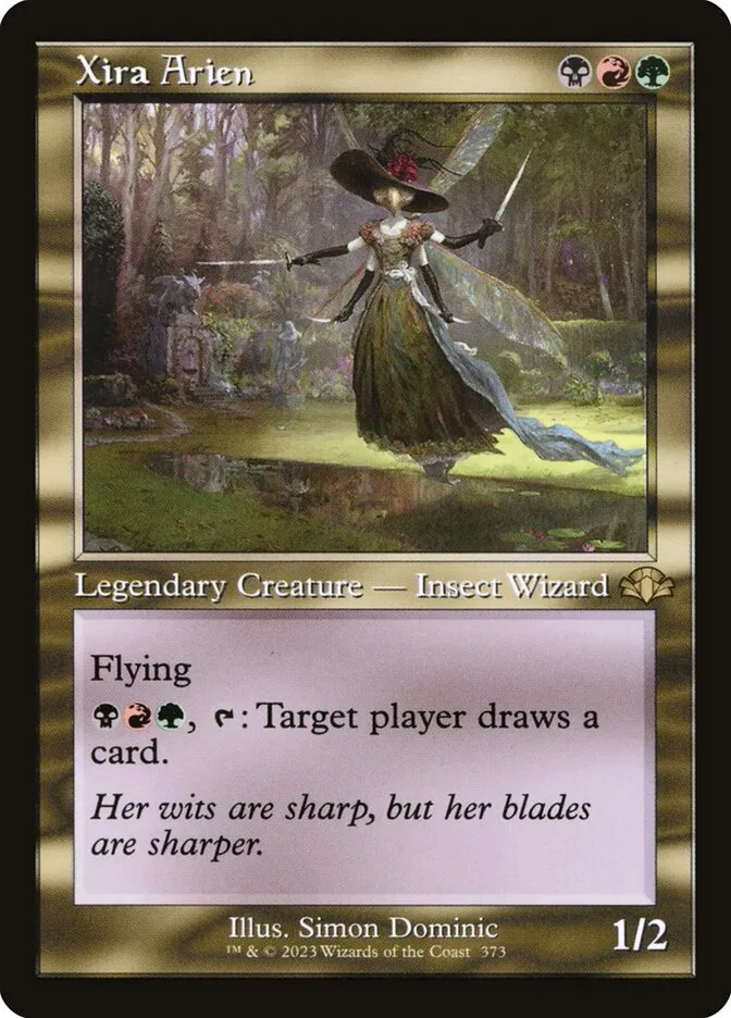 2023 Dominaria Remastered Xira Arien #373 rare card image