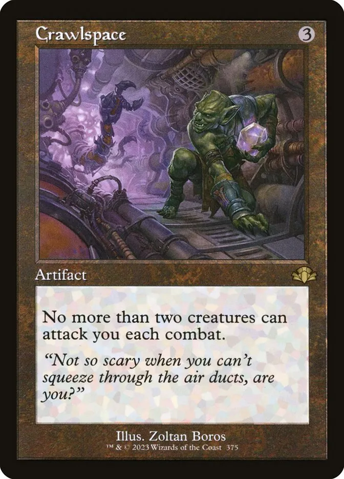 2023 Dominaria Remastered Crawlspace [Retro] rare #375 rare card image