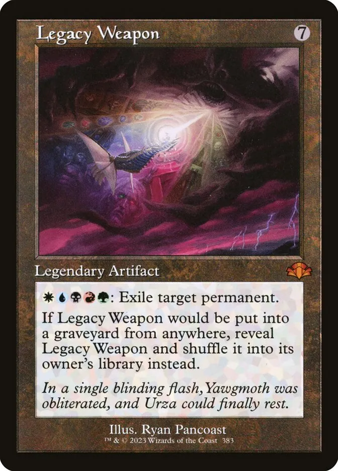 2023 Dominaria Remastered Legacy Weapon #383 mythic card image