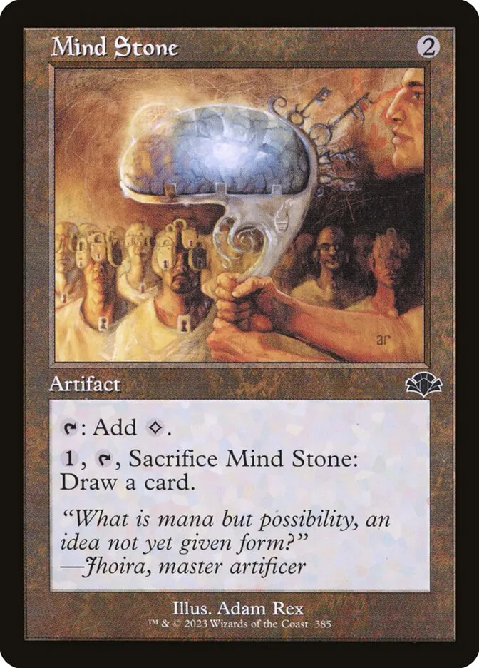 2023 Dominaria Remastered Mind Stone #385 common card image