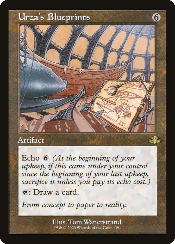 2023 Dominaria Remastered Urza's Blueprints #391 rare card image
