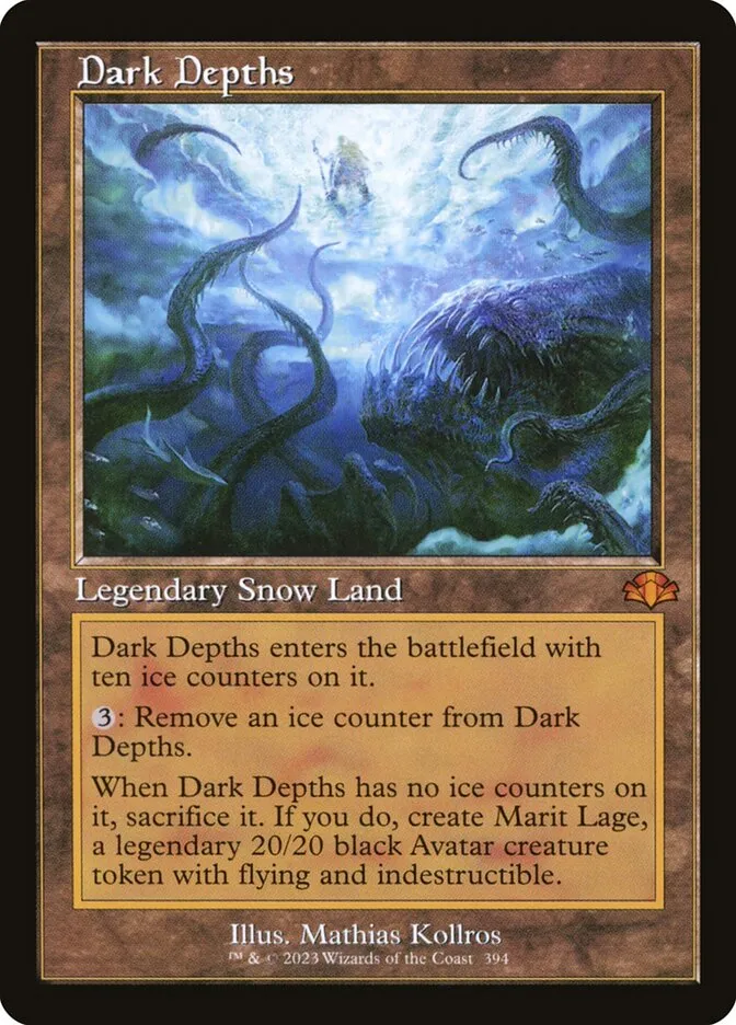 2023 Dominaria Remastered Dark Depths #394 mythic card image