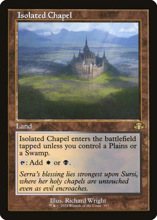 2023 Dominaria Remastered Isolated Chapel #397 rare card image