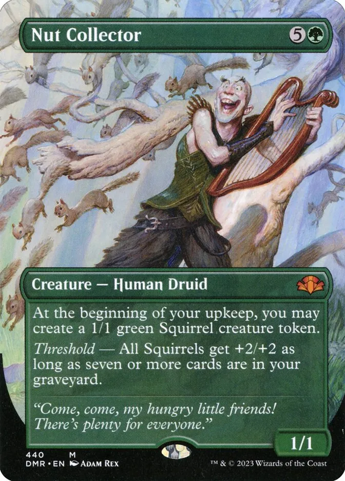 2023 Dominaria Remastered Nut Collector [Borderless] mythic #440 mythic card image