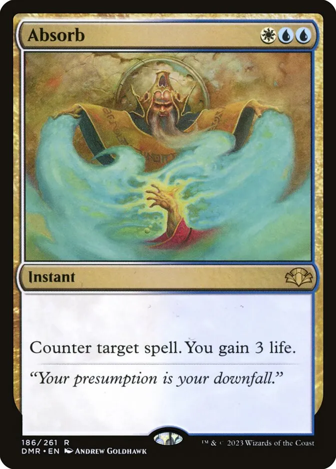 2023 Dominaria Remastered Absorb #186 rare card image