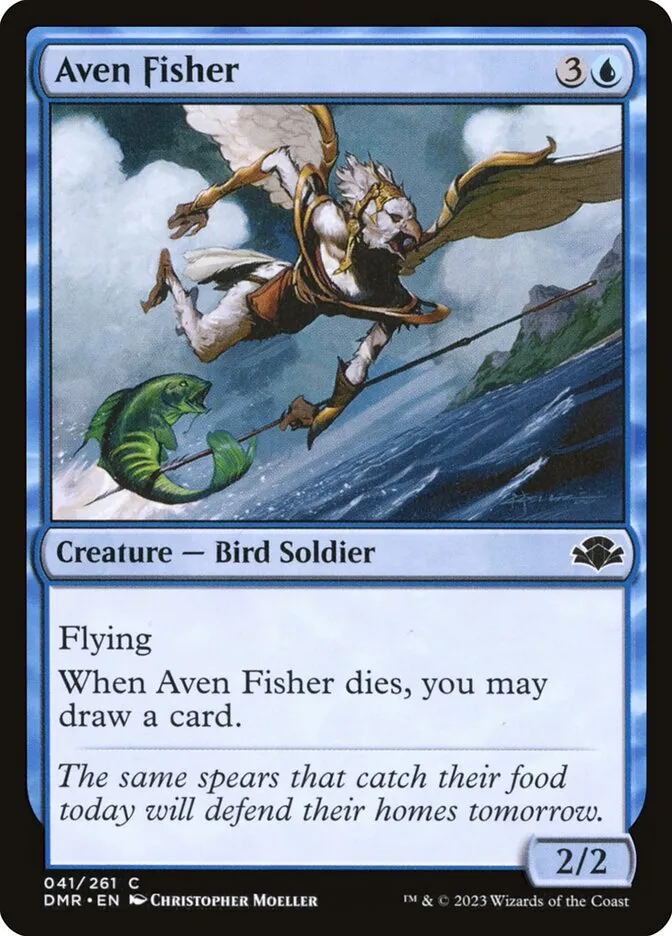 2023 Dominaria Remastered Aven Fisher common #41 common card image