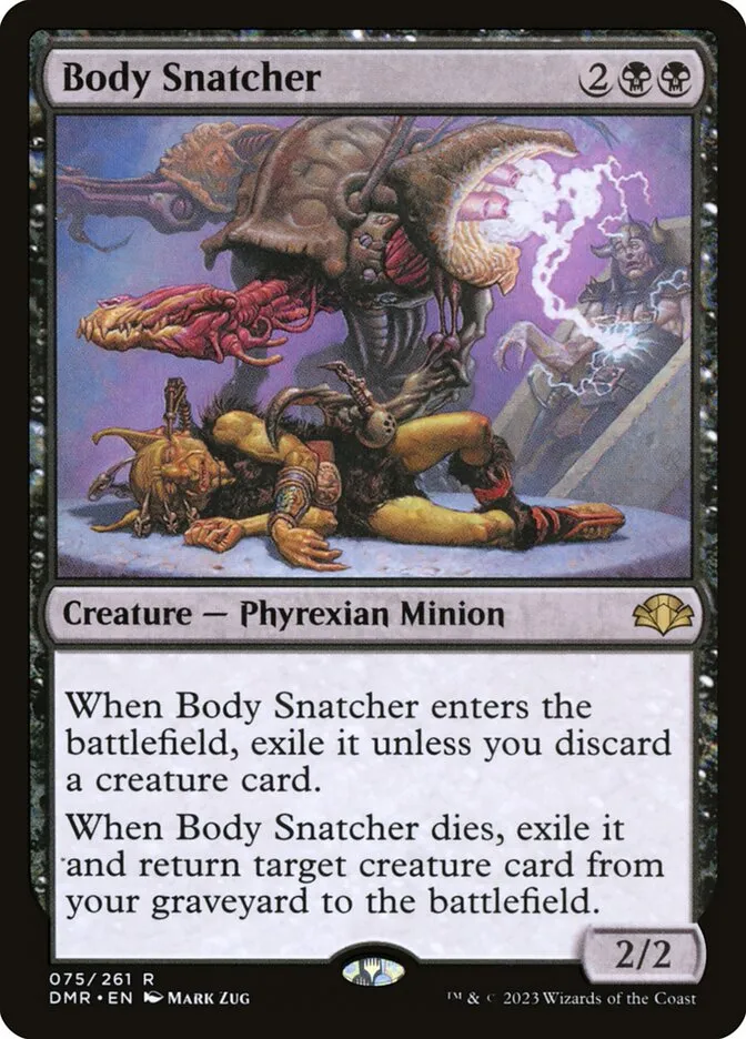 2023 Dominaria Remastered Body Snatcher #75 rare card image