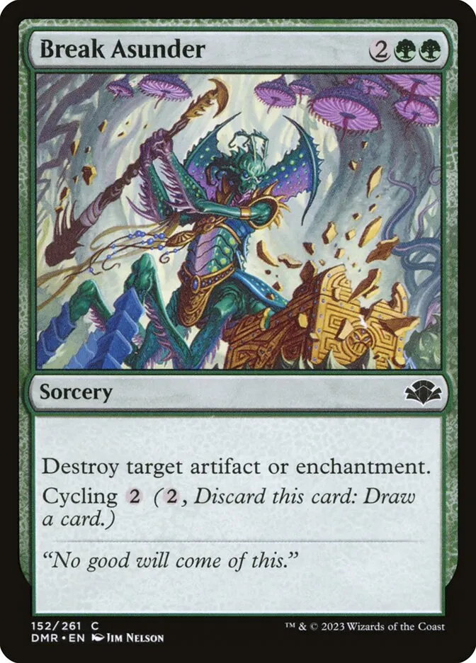 2023 Dominaria Remastered Break Asunder #152 common card image