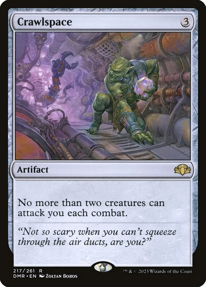 2023 Dominaria Remastered Crawlspace [Foil] rare #217 rare card image