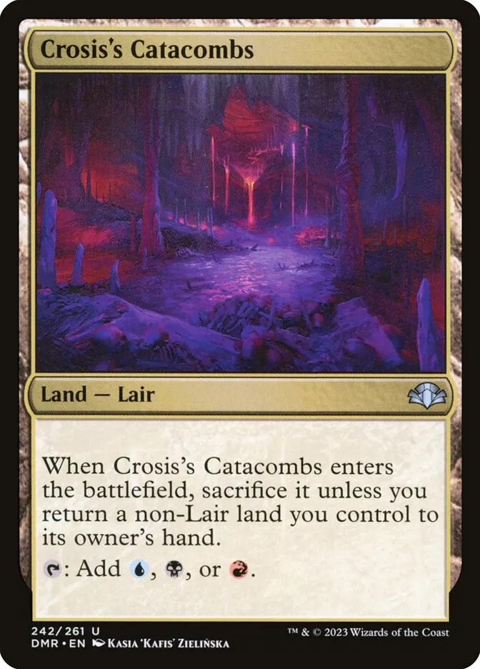 2023 Dominaria Remastered Crosis's Catacombs #242 uncommon card image