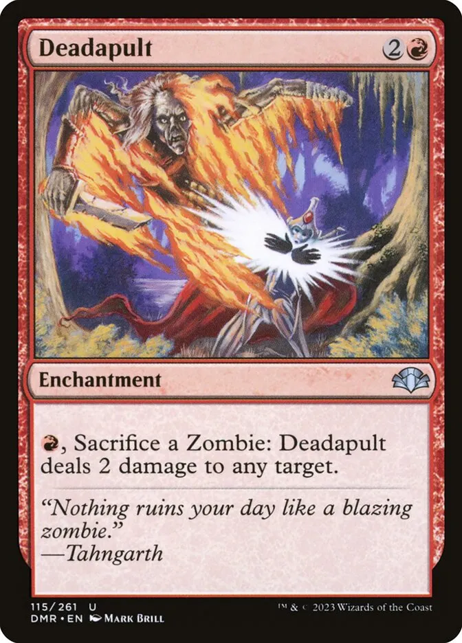 2023 Dominaria Remastered Deadapult #115 uncommon card image