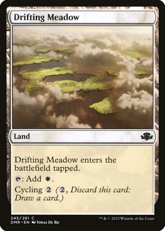 2023 Dominaria Remastered Drifting Meadow #245 common card image