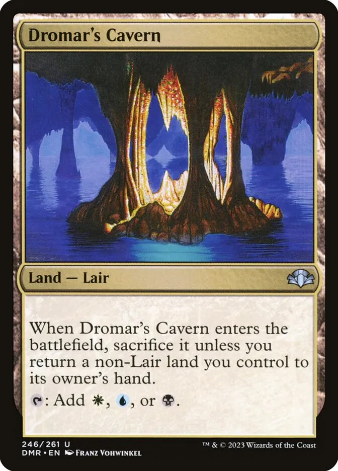 2023 Dominaria Remastered Dromar's Cavern uncommon #246 uncommon card image