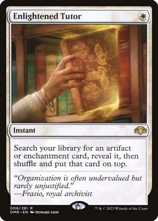 2023 Dominaria Remastered Enlightened Tutor rare #6 rare card image