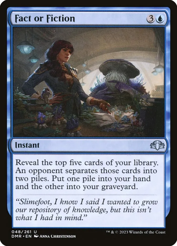 2023 Dominaria Remastered Fact or Fiction #48 uncommon card image