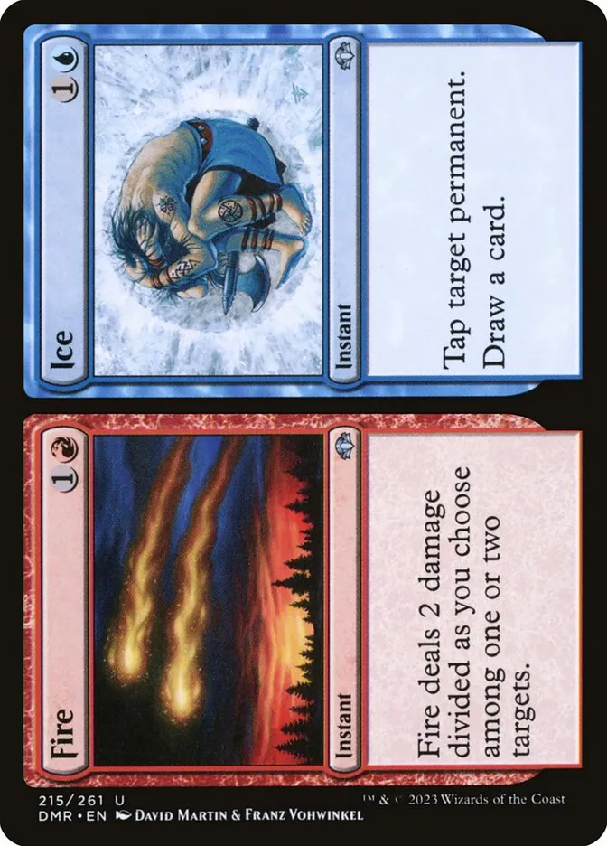 2023 Dominaria Remastered Fire // Ice #215 uncommon card image