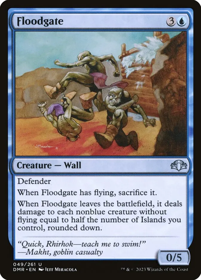 2023 Dominaria Remastered Floodgate #49 uncommon card image