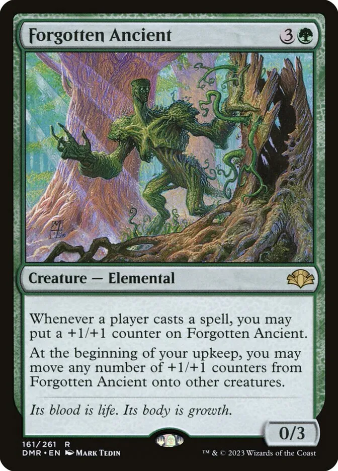 2023 Dominaria Remastered Forgotten Ancient #161 rare card image
