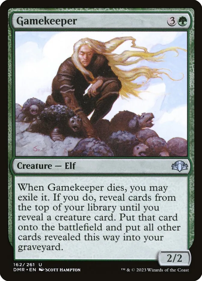 2023 Dominaria Remastered Gamekeeper #162 uncommon card image