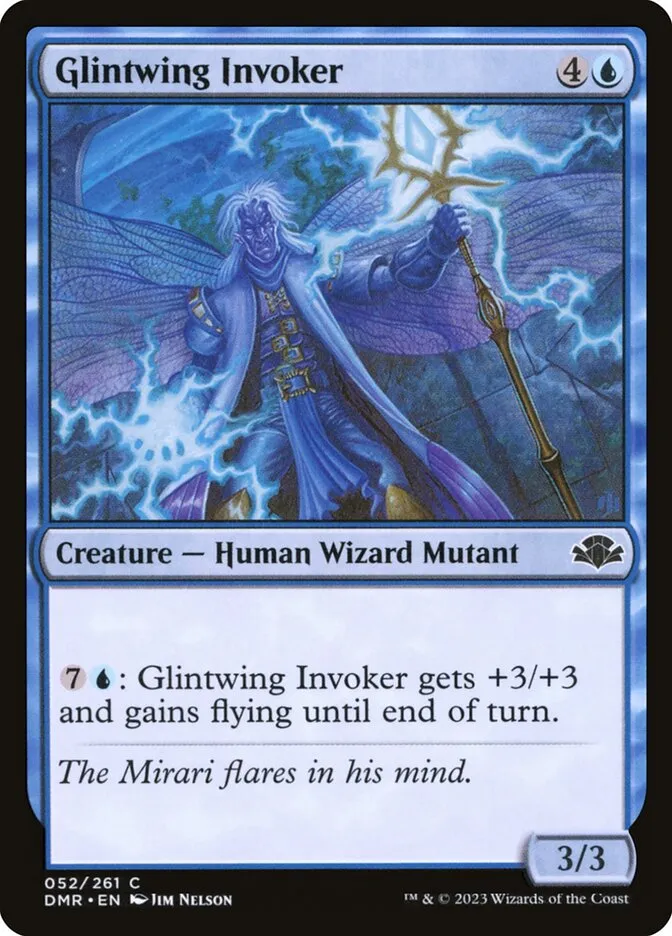 2023 Dominaria Remastered Glintwing Invoker #52 common card image