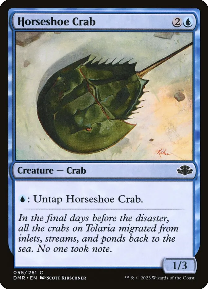 2023 Dominaria Remastered Horseshoe Crab #55 common card image
