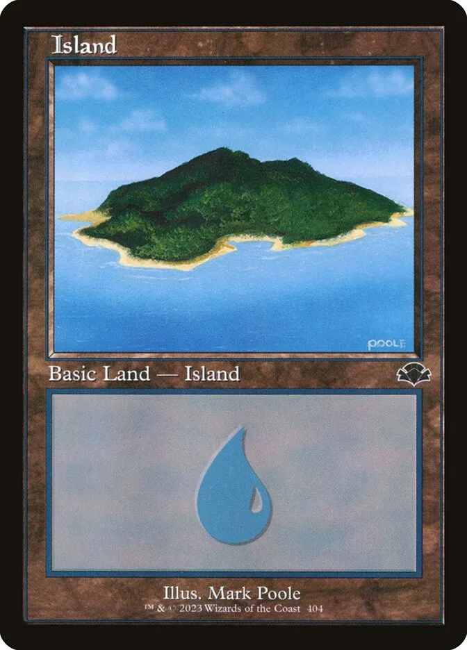 2023 Dominaria Remastered Island #404 common card image